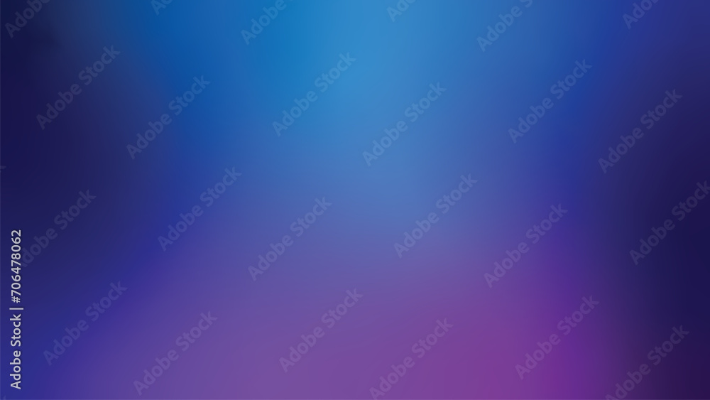 Blurred background, blue purple gradient background vector horizon with space for design