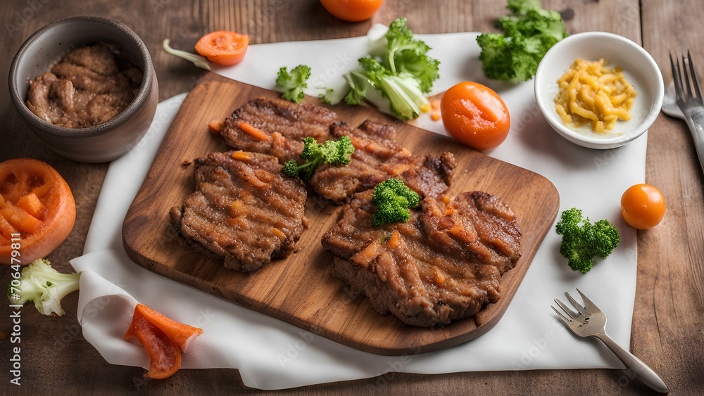 lamb chops with vegetables lamb chops with vegetables