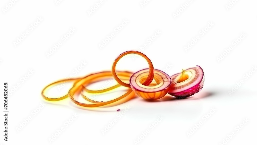 two rings on a white background two rings on a white background