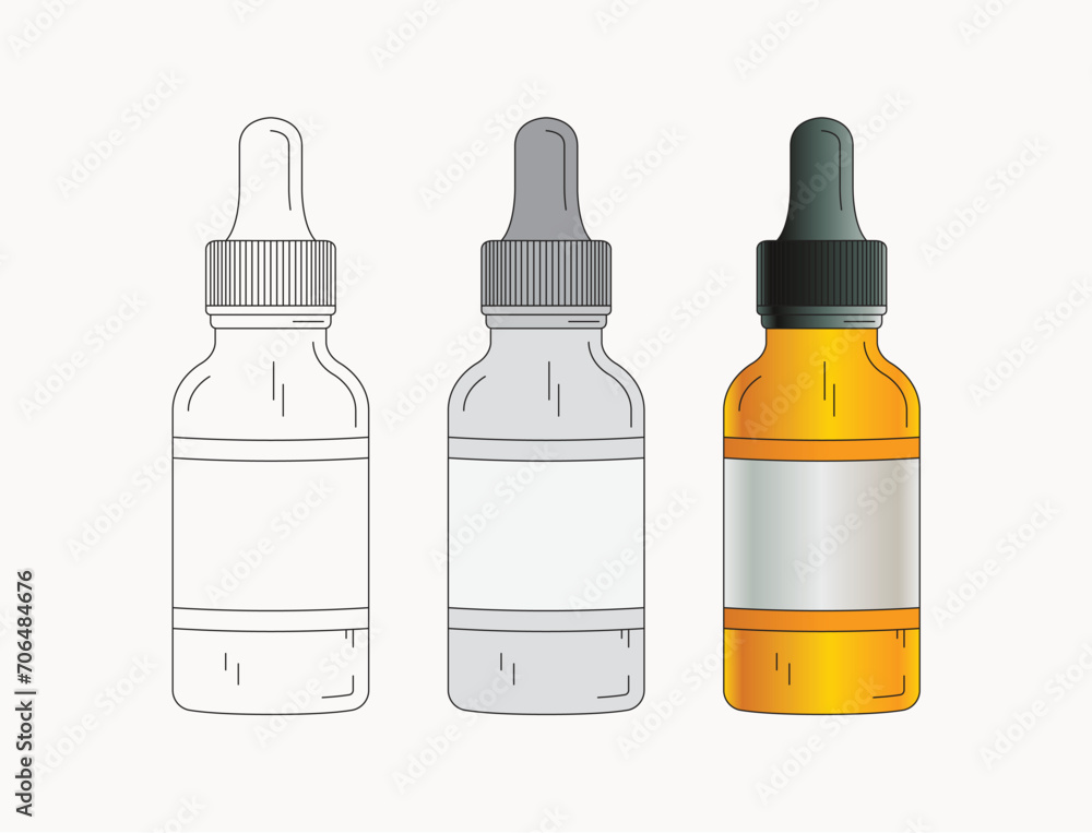 vector medicine bottle. medicine bottle set in white background vector medicine bottle. medicine bottle set in white background