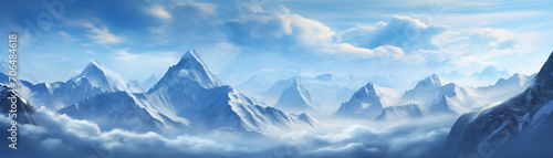 background snow ice mountain © T-REX