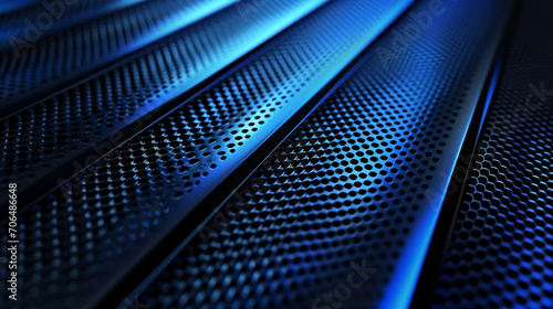 blue and black are light pattern gradient. Metal texture soft tech diagonal background. © Swaroop