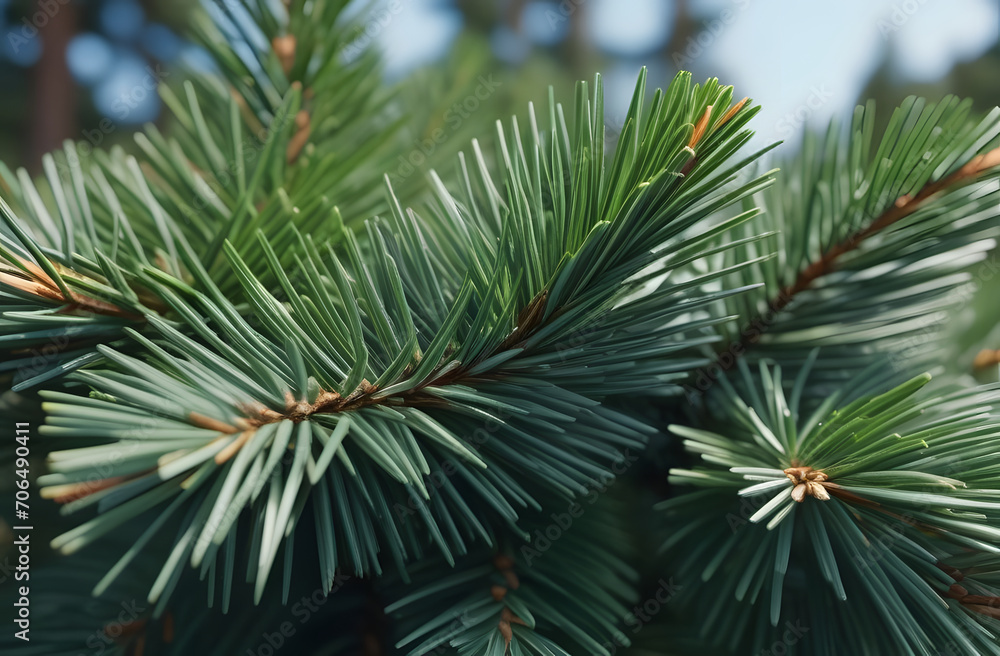 close up of pine needles. close up of pine needles.