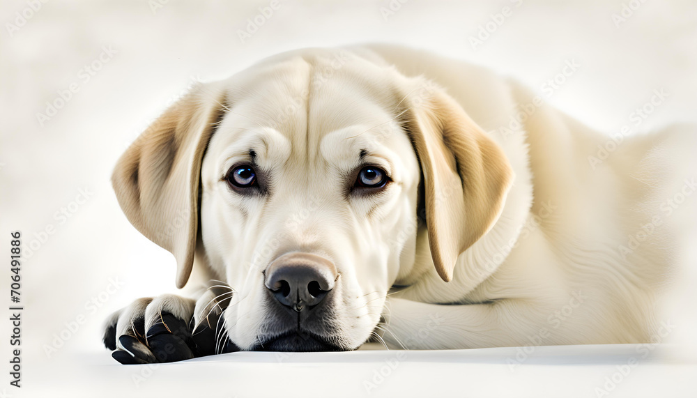 Labrador retriever Isolate Labrador retriever Isolate
