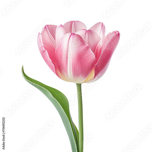 Wallpaper Mural Tulip flower isolated on transparent background. Useful for beautiful floral design on holiday AI Torontodigital.ca
