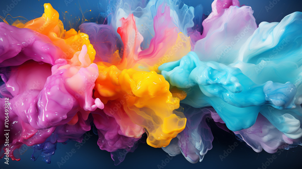 Fototapeta premium Colorful abstract rainbow background