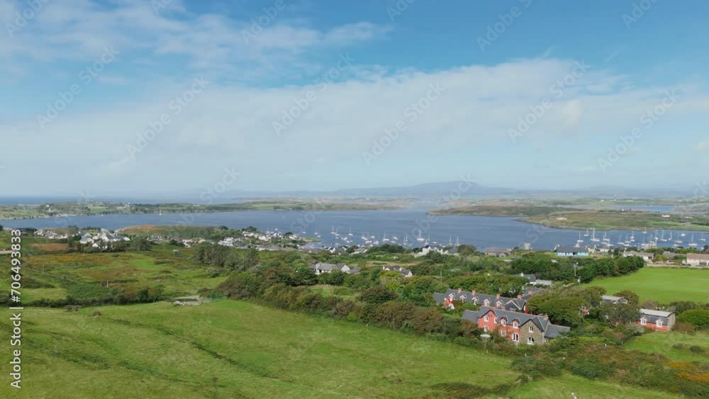 Baltimore bay Ireland Aerial view Baltimore bay Ireland Aerial view