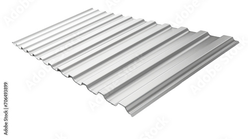 white light steel roof with transparent background