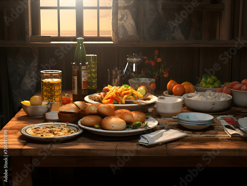 Meal of the Poor AI Artwork