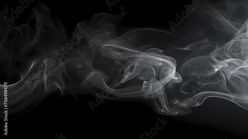 smoke effect on black background