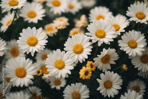 daisies in a garden background © Magic Art