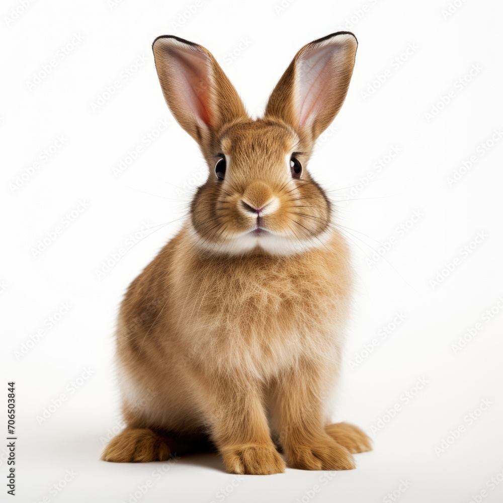 Bunny rabbit on a white background Bunny rabbit on a white background