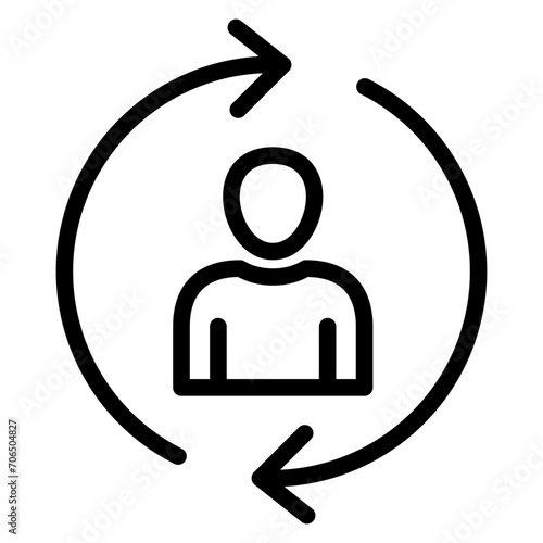 Adapt Outline Icon