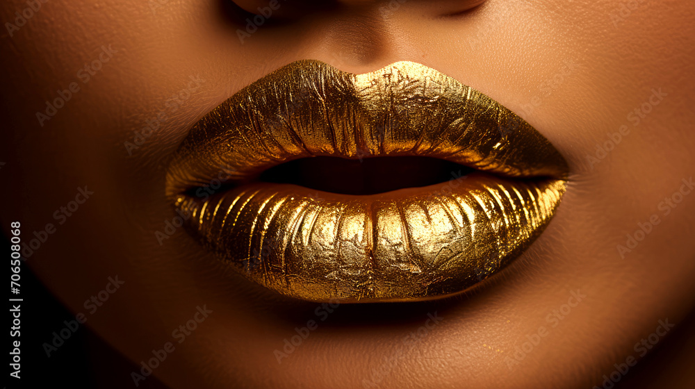 Glamorous Gold Lipstick: Elegance and Beauty in a Single Stroke Glamorous Gold Lipstick: Elegance and Beauty in a Single Stroke