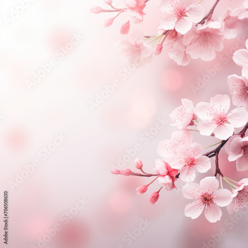 Fondo con detalle de flores de tonos rosados 