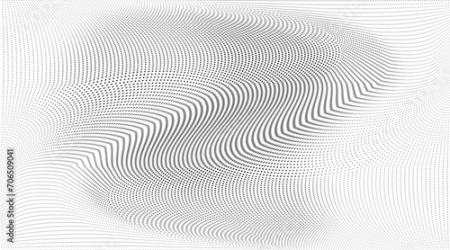 Wallpaper Mural Wavy halftone dots pattern texture background
 Torontodigital.ca