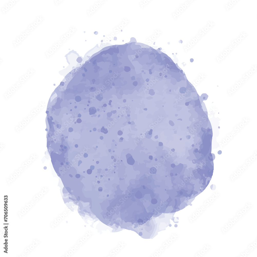 Purple blob stain watercolor illustration Purple blob stain watercolor illustration