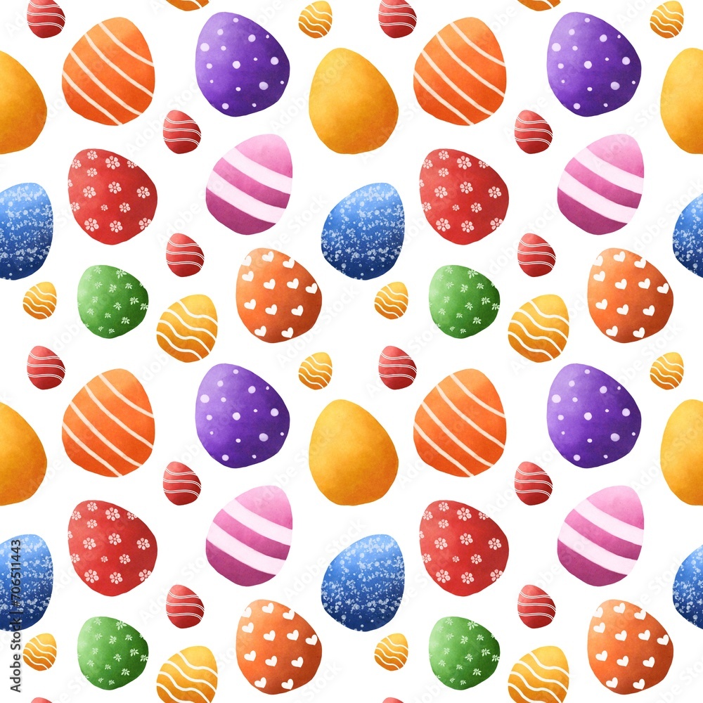 Obraz premium easter seamless pattern