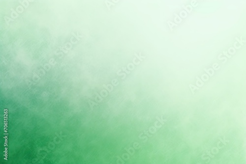 Green white grainy background, abstract blurred color gradient noise texture © GalleryGlider