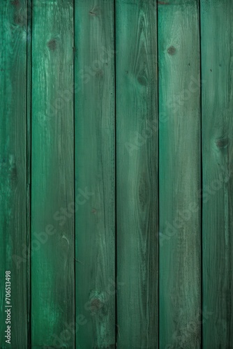 Green wooden boards with texture as background 