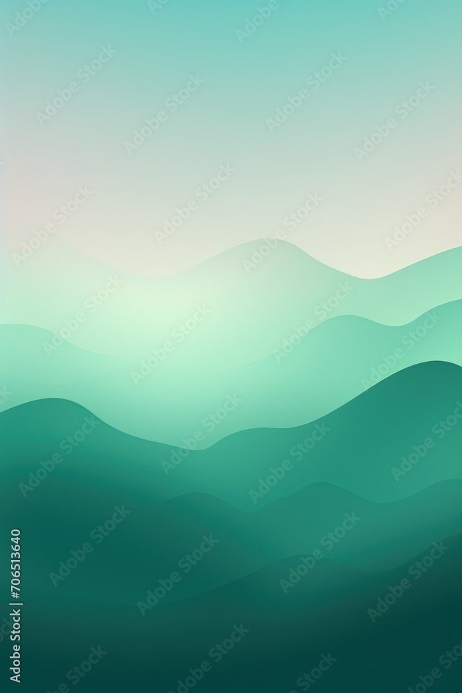 Hunter green pastel gradient background soft