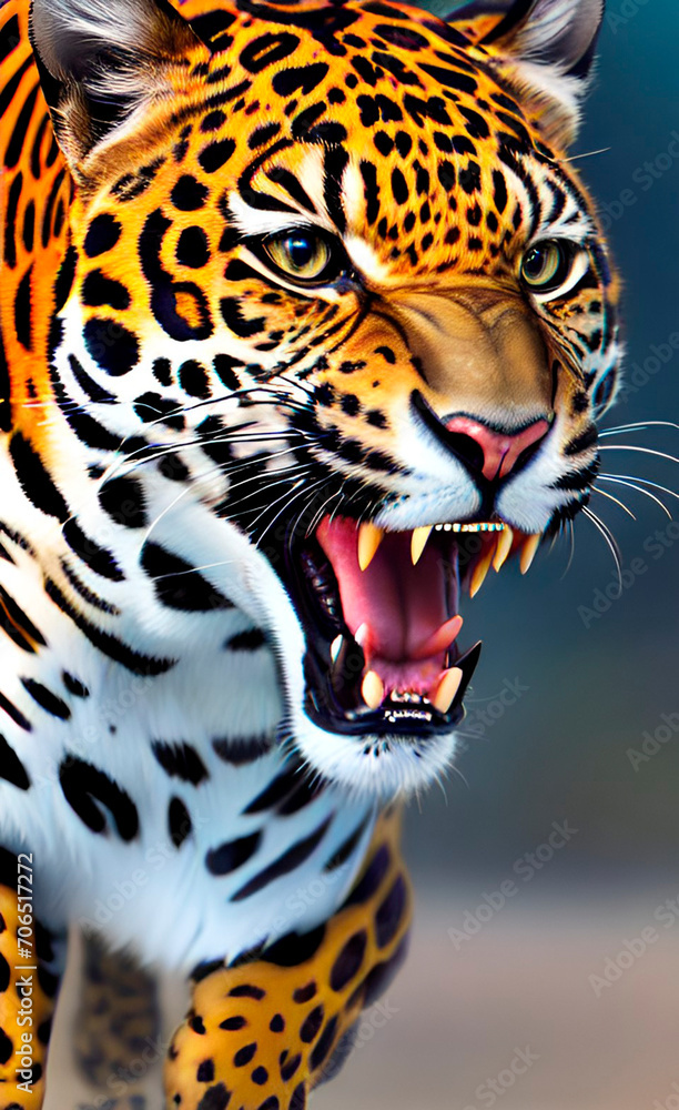 jaguar in a jump, Macro, close-up, hyper detailed, trending on artstation, sharp focus, studio photo, intricate details, highly detailed, realistic digital art jaguar in a jump, Macro, close-up, hyper detailed, trending on artstation, sharp focus, studio photo, intricate details, highly detailed, realistic digital art