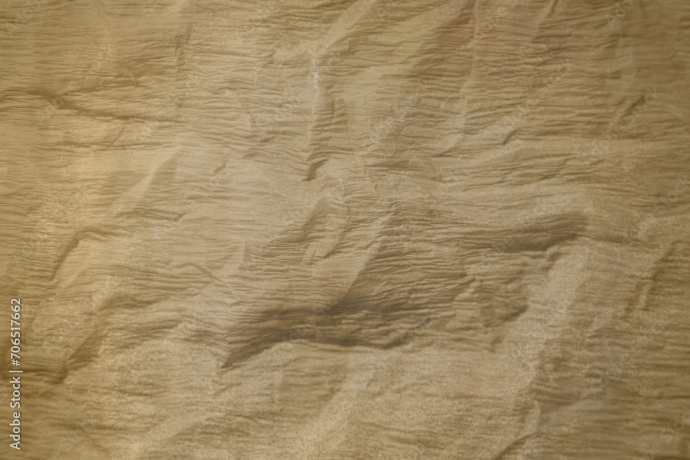Obraz premium Crumpled old paper as background. Texture of parchment