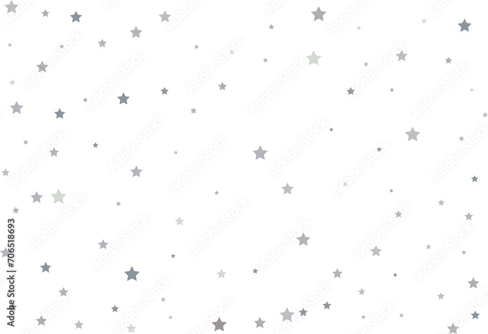 Magic pattern of silver stars Magic pattern of silver stars
