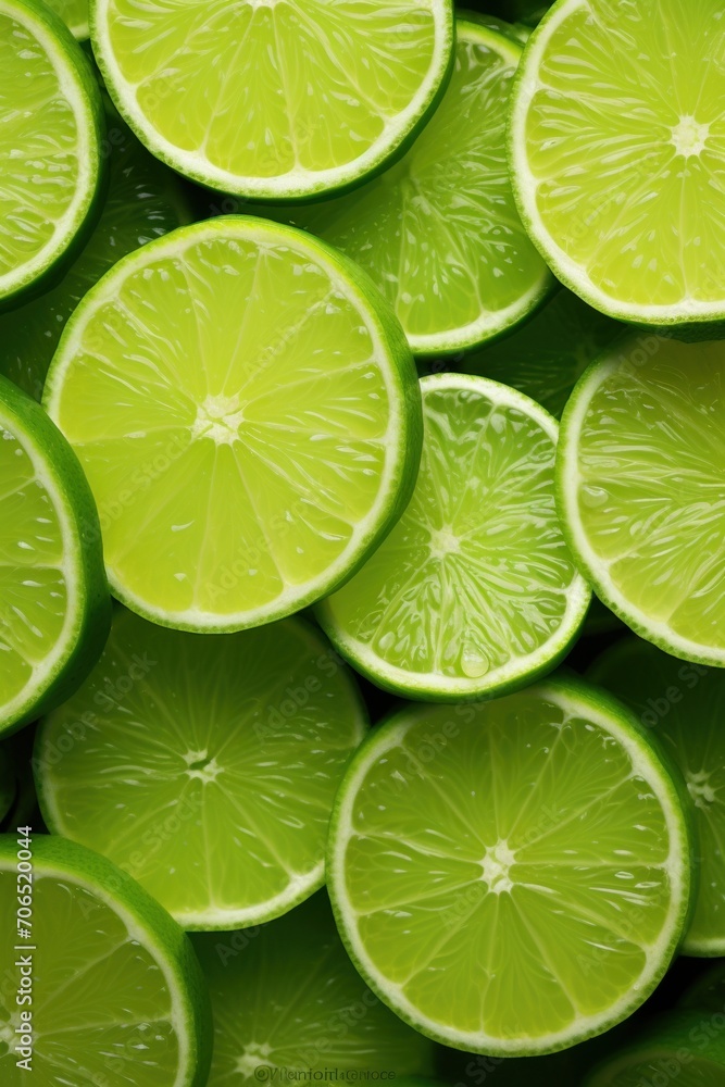 Lime repeated geometric pattern