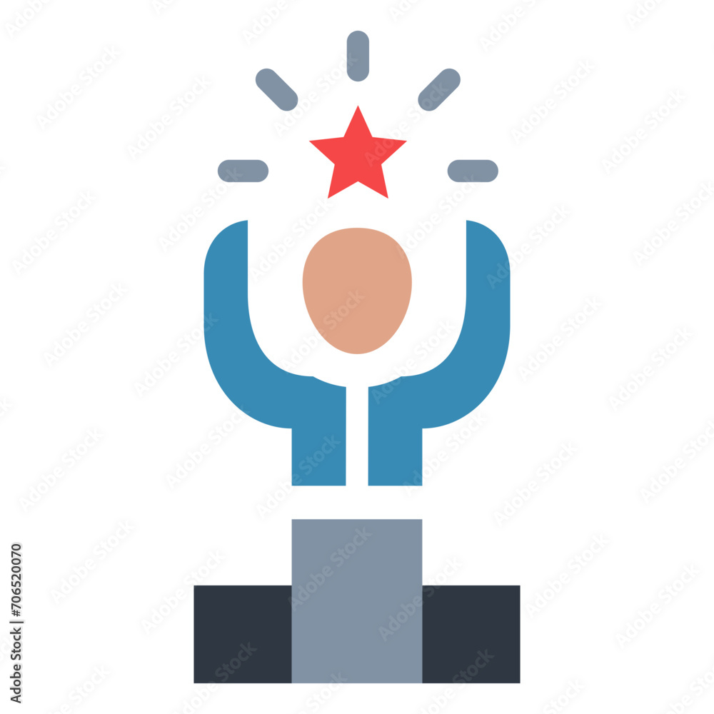 Motivation Flat Icon Motivation Flat Icon