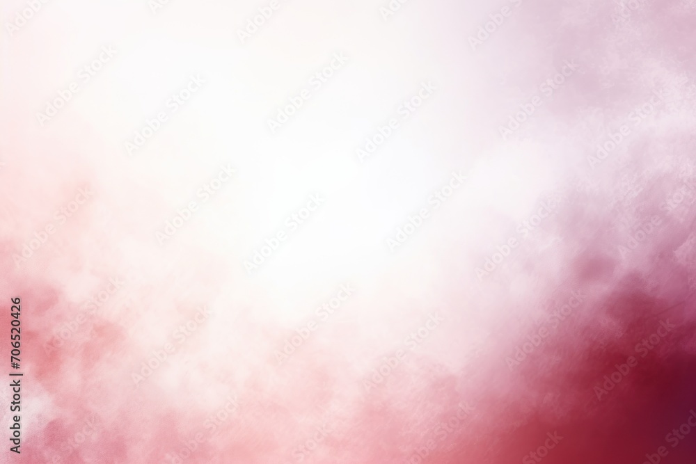 Maroon white grainy background, abstract blurred color gradient noise texture