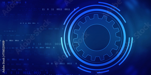 Process management, optimization operation, fix strategy industry, transmission gears wheel, software update status, Cog Gear Wheel on the technology abstract background
