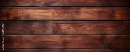 Mahogany wooden boards with texture as background