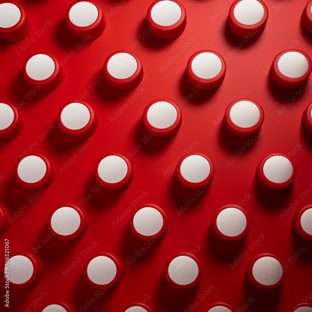 fondo con detalle y textura de multitud de elementos de forma circular de tonos blancos, sobre fondo rojo fondo con detalle y textura de multitud de elementos de forma circular de tonos blancos, sobre fondo rojo