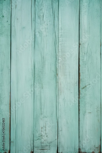 Mint Green wooden boards with texture as background