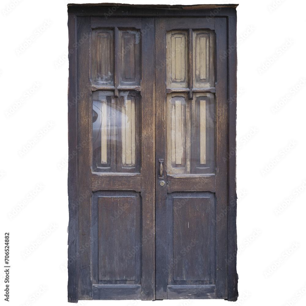Puerta antigua vieja y gastada Puerta antigua vieja y gastada