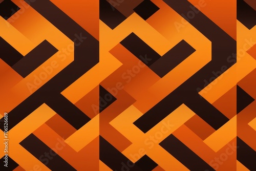 Orange repeated geometric pattern