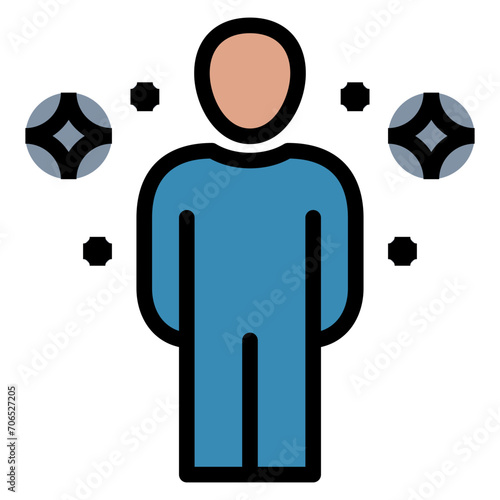 Charisma Outline Color Icon
