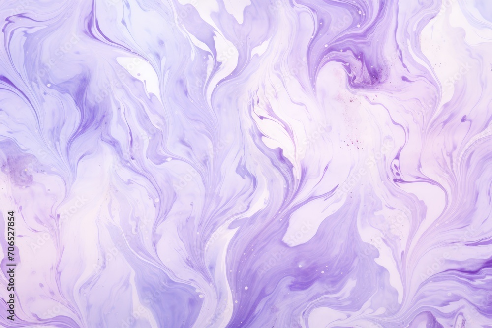 Pastel lilac seamless marble pattern with psychedelic swirls