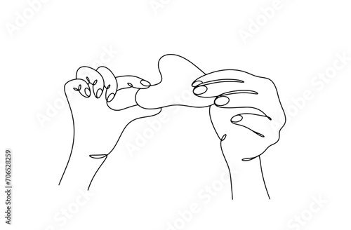 Gua sha board. Hands. Hold. Massager