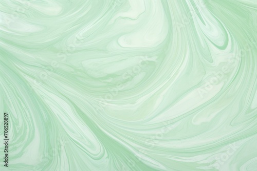Pastel mint green seamless marble pattern with psychedelic swirls