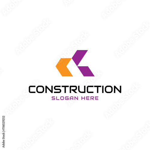 Vector geometric of letter V, C and for construction logo design template Free Download Vector geometric of letter V, C and for construction logo design template - GFXLoad