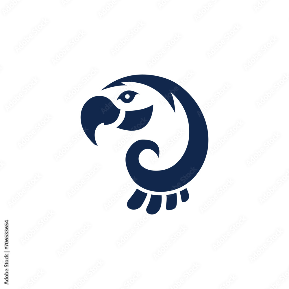 Obraz premium unique eagle logo design