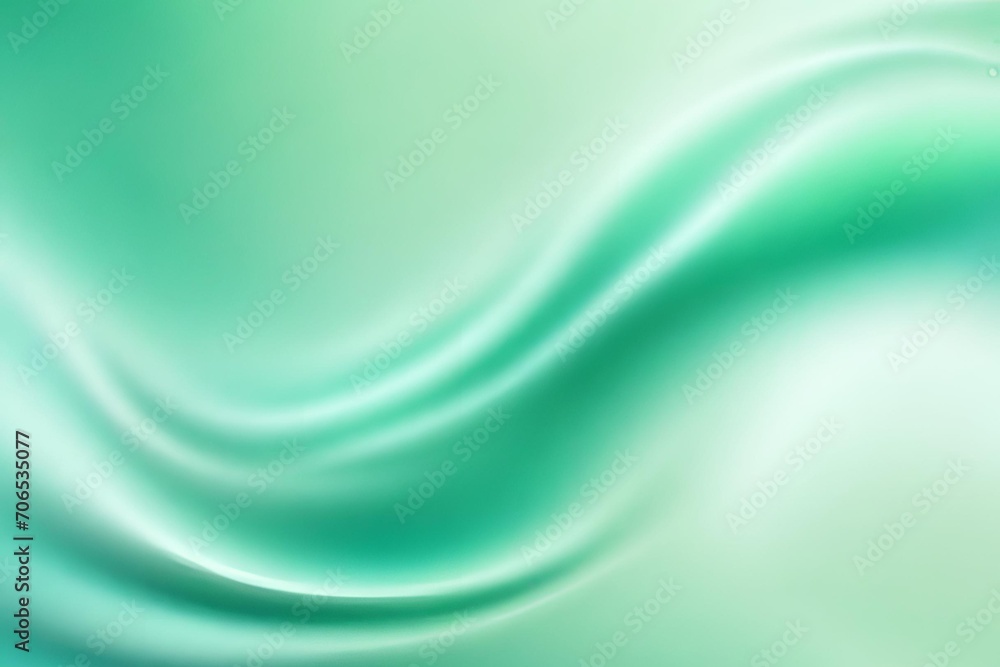 Fototapeta premium Abstract gradient smooth Blur pearl Aquamarine Green background image