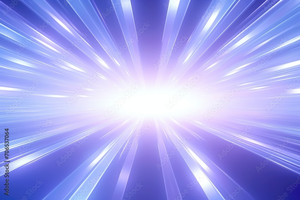 Obraz premium Blue and White Background With Light Streaks