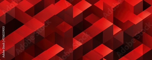 Red repeated geometric pattern photo