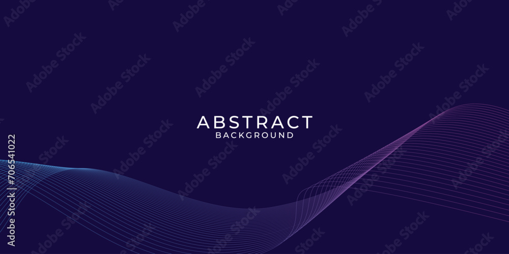 Abstract curved and wave lines background template - obrazy, fototapety, plakaty 