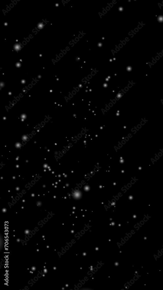 Snowflakes falling to the left Snowflakes falling to the left