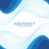Abstract curved and wave lines background template