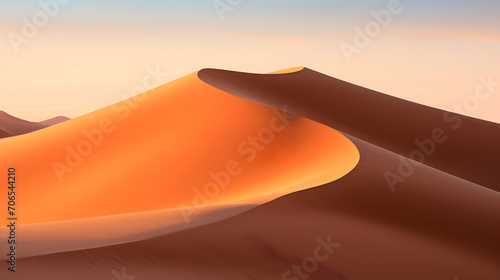 sand dunes in the desert photo